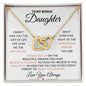 To My Bonus Daughter | Gift of You | Interlocking Hearts