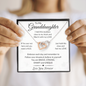 To My Granddaughter | Interlocking Hearts Necklace | Yellow and Rose Gold Options