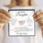 To My Bonus Daughter | Gift of You | Interlocking Hearts