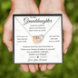 To My Granddaughter | Interlocking Hearts Necklace | Yellow and Rose Gold Options