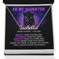 Daughter Custom Name Necklace - Black Panther Braver Stronger Loved
