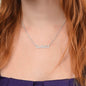 Bonus Daughter Custom Name Necklace with Special Message