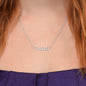 Bonus Daughter Custom Name Necklace with Special Message