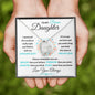 To My Bonus Daughter - Forever Love Necklace