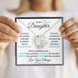 To My Bonus Daughter - Forever Love Necklace