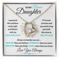 To My Bonus Daughter - Forever Love Necklace