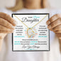 To My Bonus Daughter - Forever Love Necklace