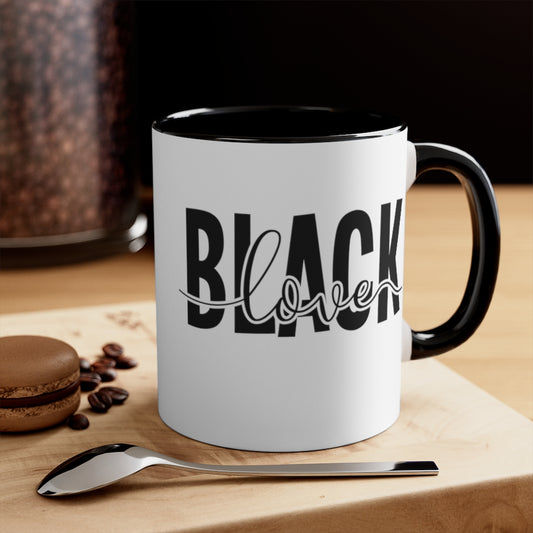 Black Love - Accent Coffee Mug, 11oz