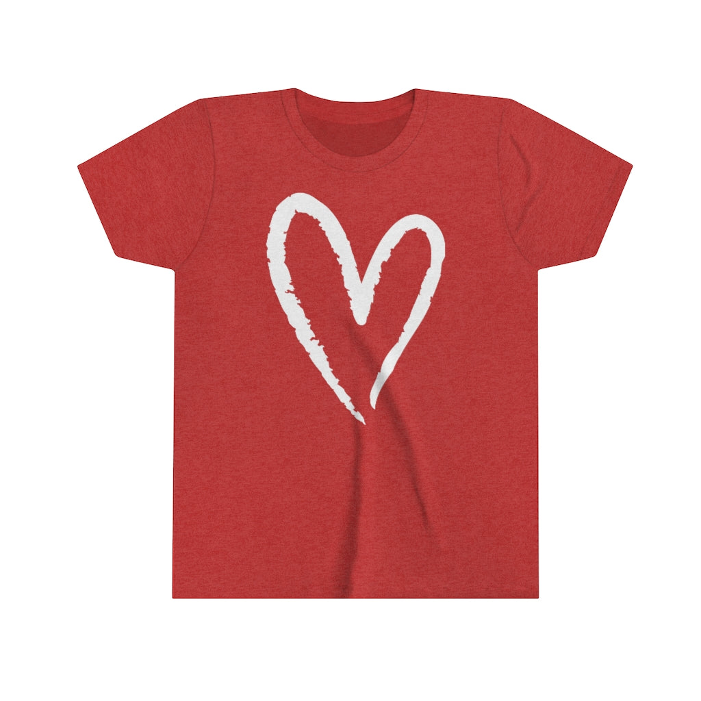 Heart - Grunge Matching Youth Premium T-Shirt for Kids