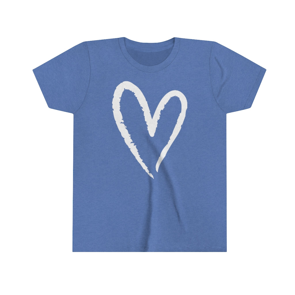 Heart - Grunge Matching Youth Premium T-Shirt for Kids