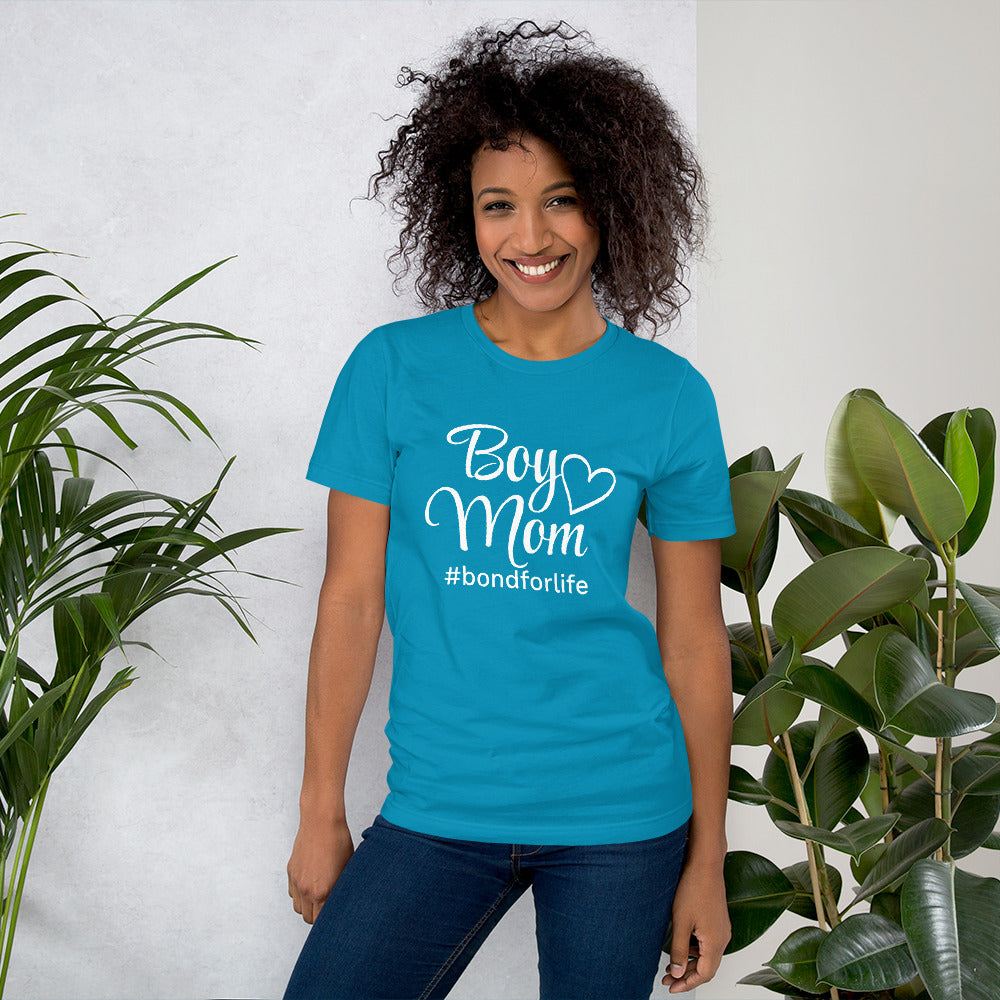 Boy Mom #bondforlife Premium Soft T-shirt