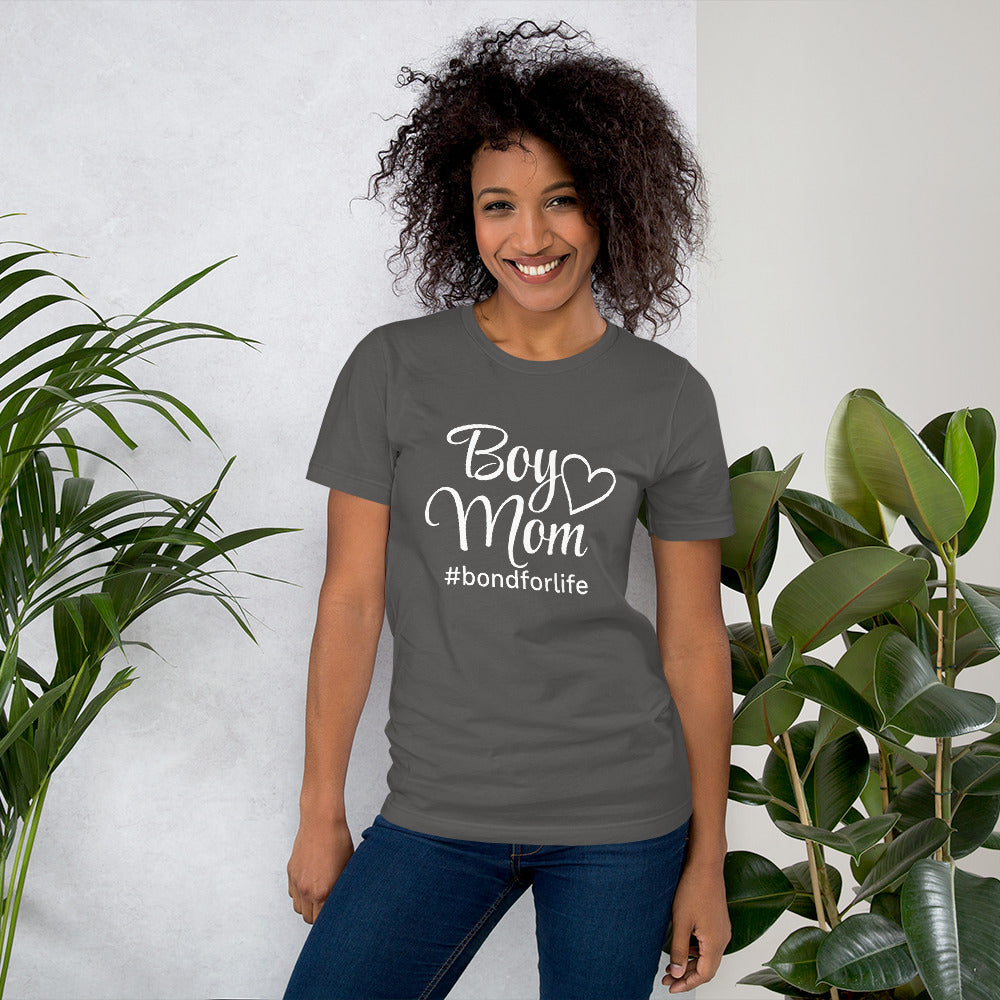 Boy Mom #bondforlife Premium Soft T-shirt