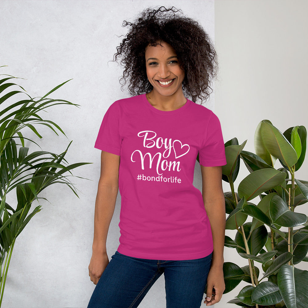 Boy Mom #bondforlife Premium Soft T-shirt