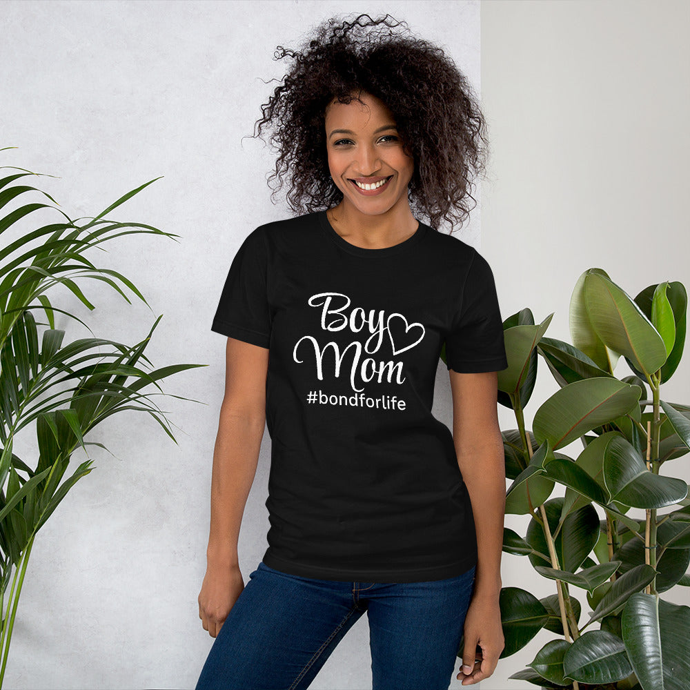 Boy Mom #bondforlife Premium Soft T-shirt