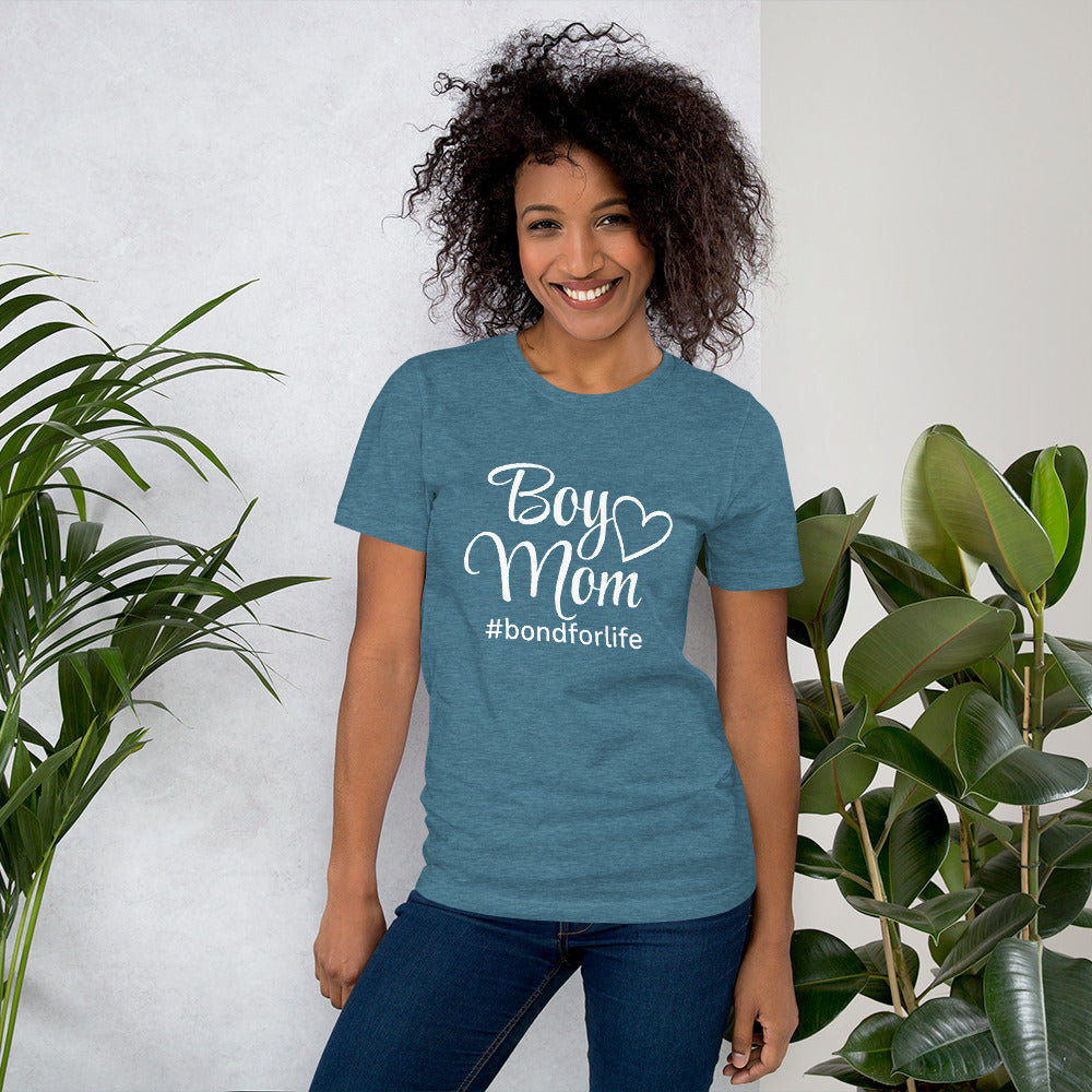 Boy Mom #bondforlife Premium Soft T-shirt