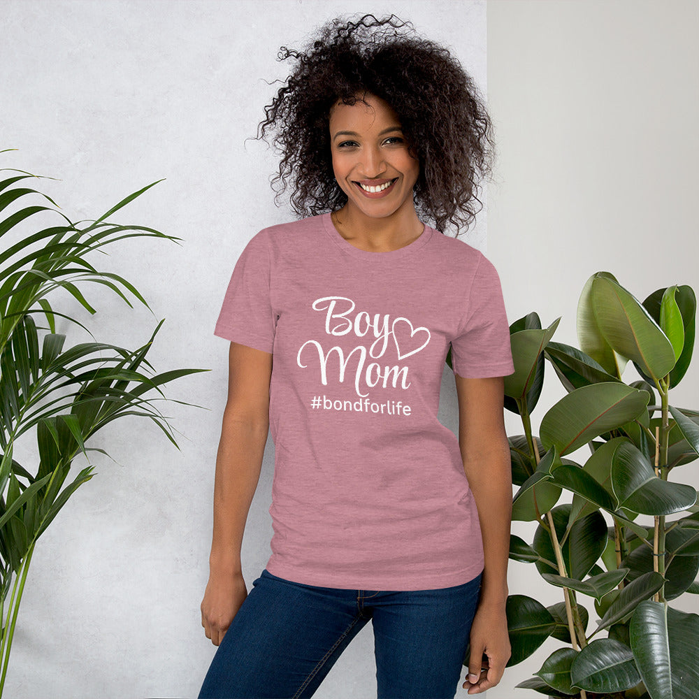 Boy Mom #bondforlife Premium Soft T-shirt