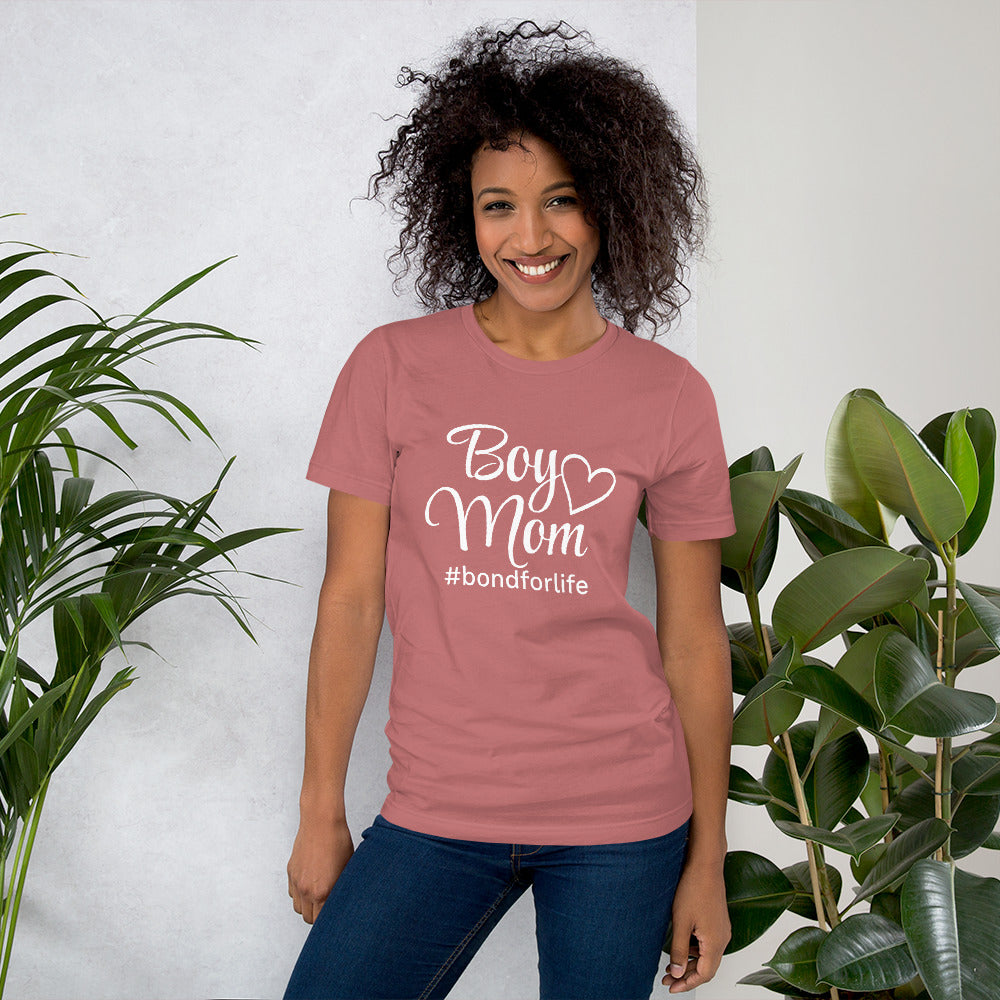 Boy Mom #bondforlife Premium Soft T-shirt