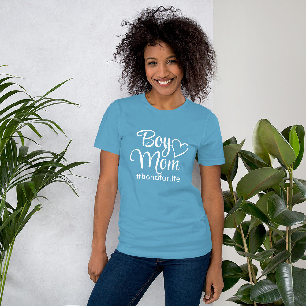 Boy Mom #bondforlife Premium Soft T-shirt
