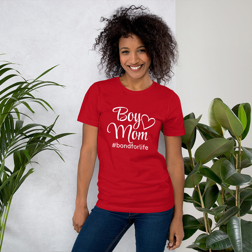 Boy Mom #bondforlife Premium Soft T-shirt
