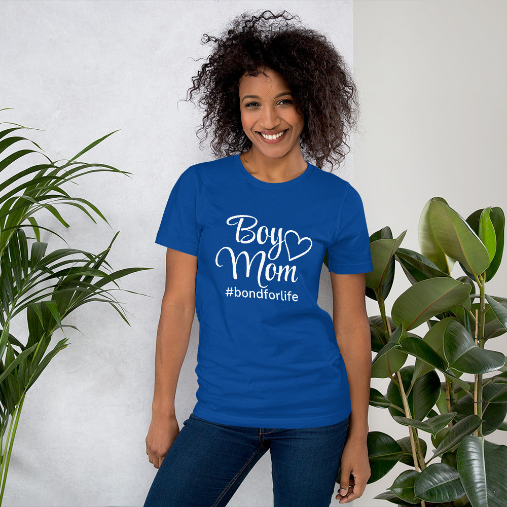 Boy Mom #bondforlife Premium Soft T-shirt