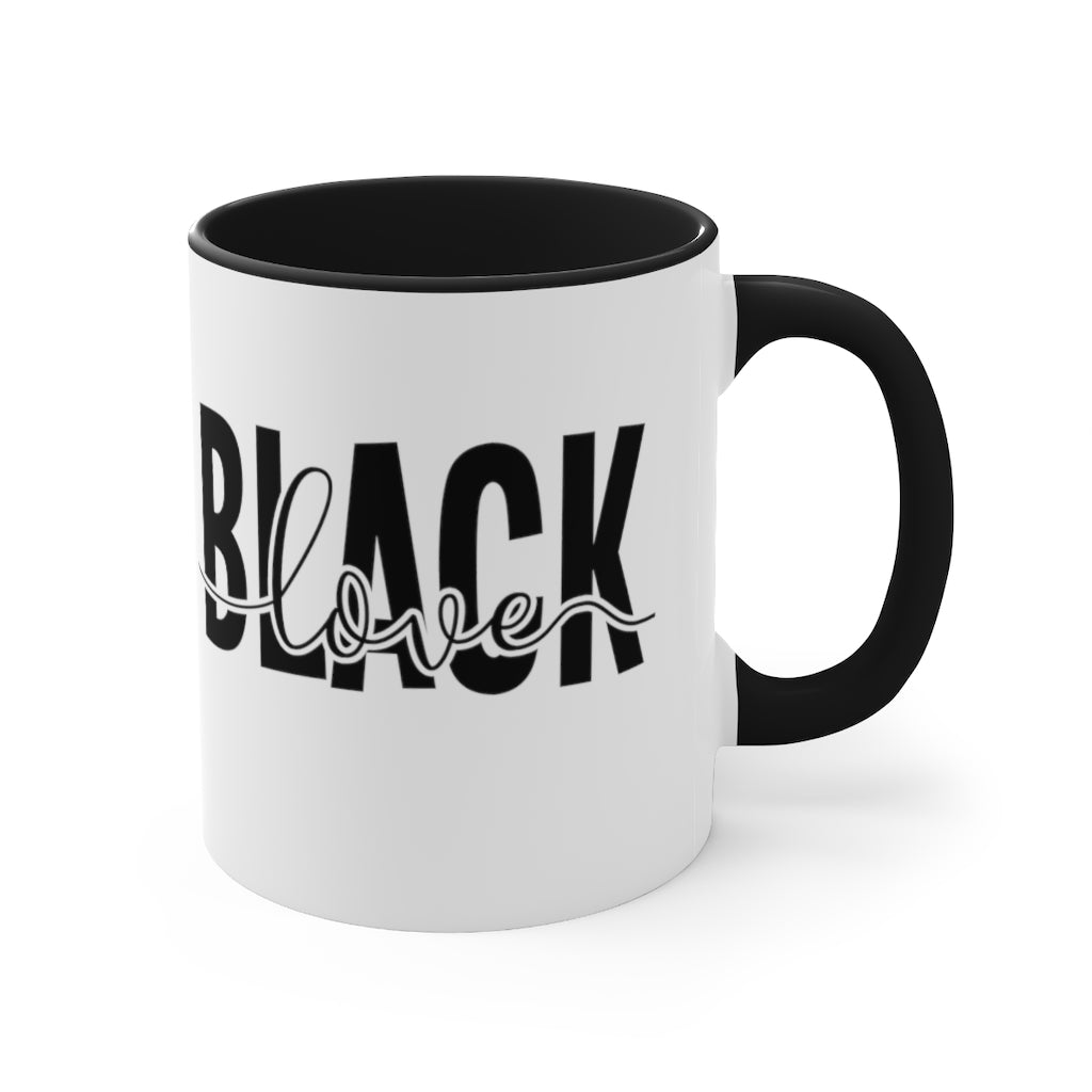 Black Love - Accent Coffee Mug, 11oz