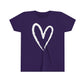 Heart - Grunge Matching Youth Premium T-Shirt for Kids