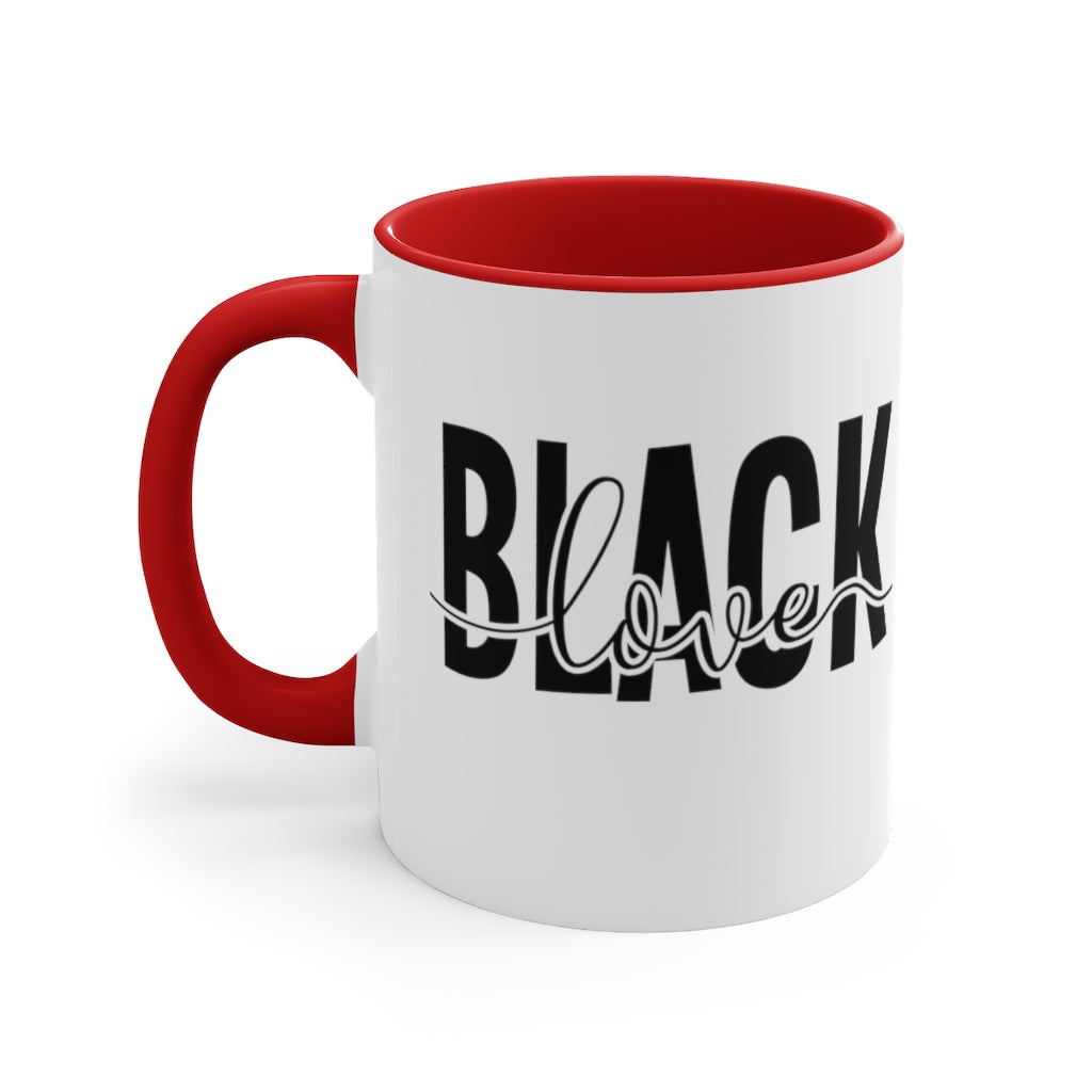 Black Love - Accent Coffee Mug, 11oz