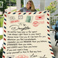 Daughter PostCard Soft Plush Fleece Blanket (Small - 30x40)