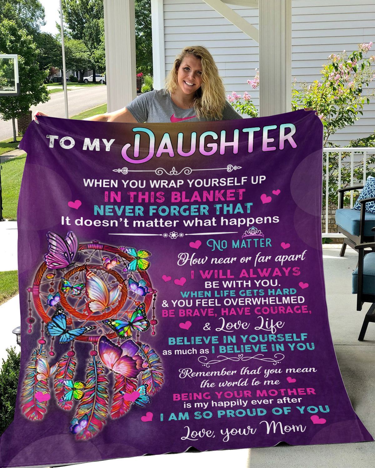 Daughter Wrap Yourself Up Soft Premium Blanket - Perfect Gift