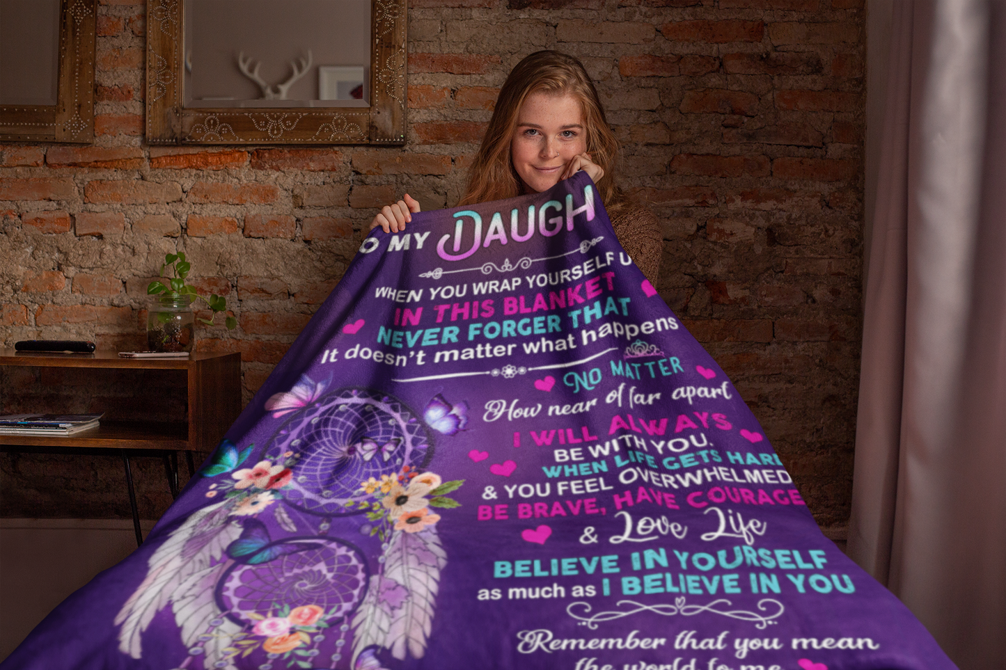 Daughter When You Wrap yourself Blanket