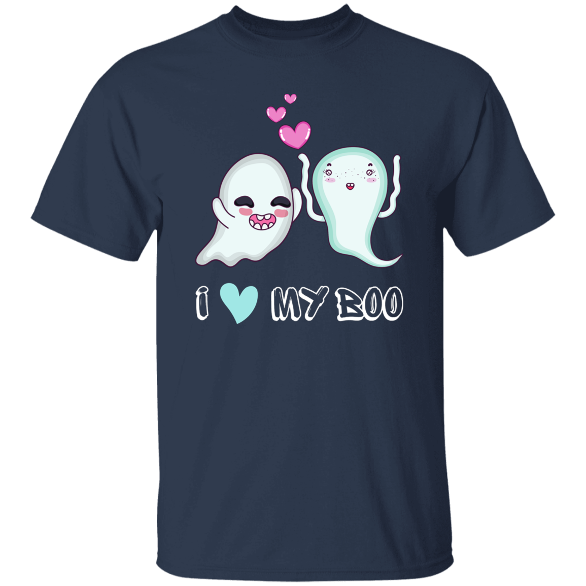 I Love My Boo Halloween Matching T-Shirt 1