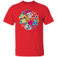 Faces Dia De Los Muertos (Day of The Dead) Halloween T-Shirt