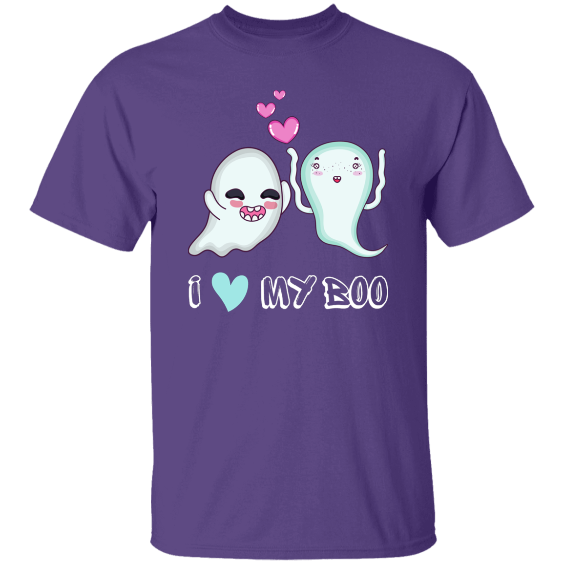 I Love My Boo Halloween Matching T-Shirt 1