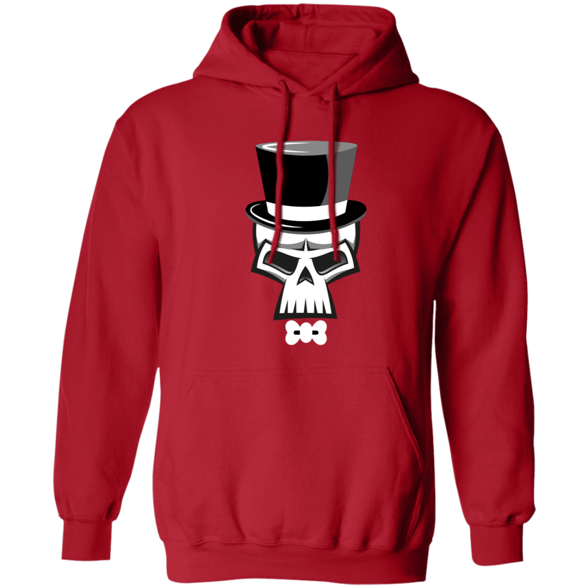 Skull Top Hat Halloween Hoodie