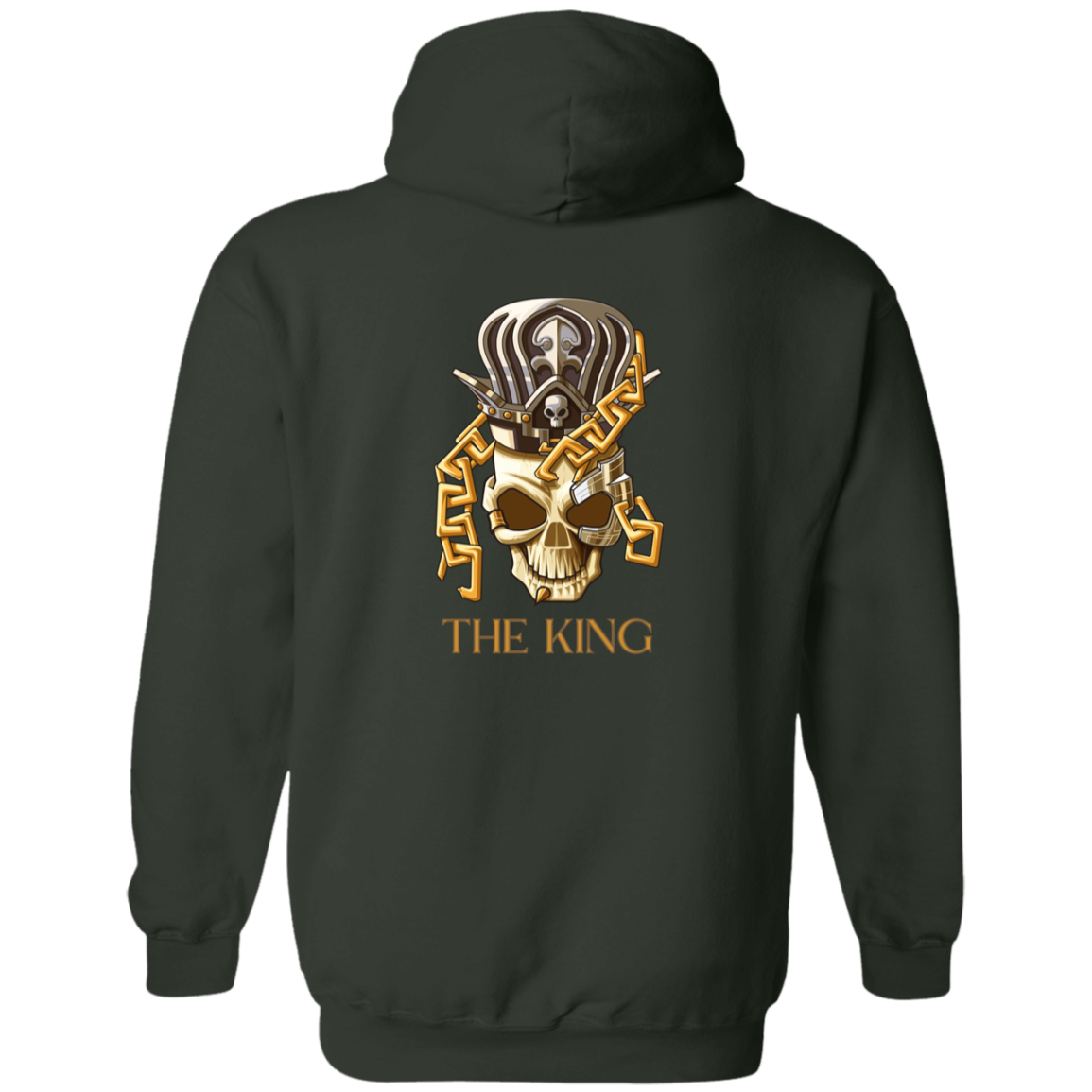 The King Skull Halloween Zip Up Hoodie