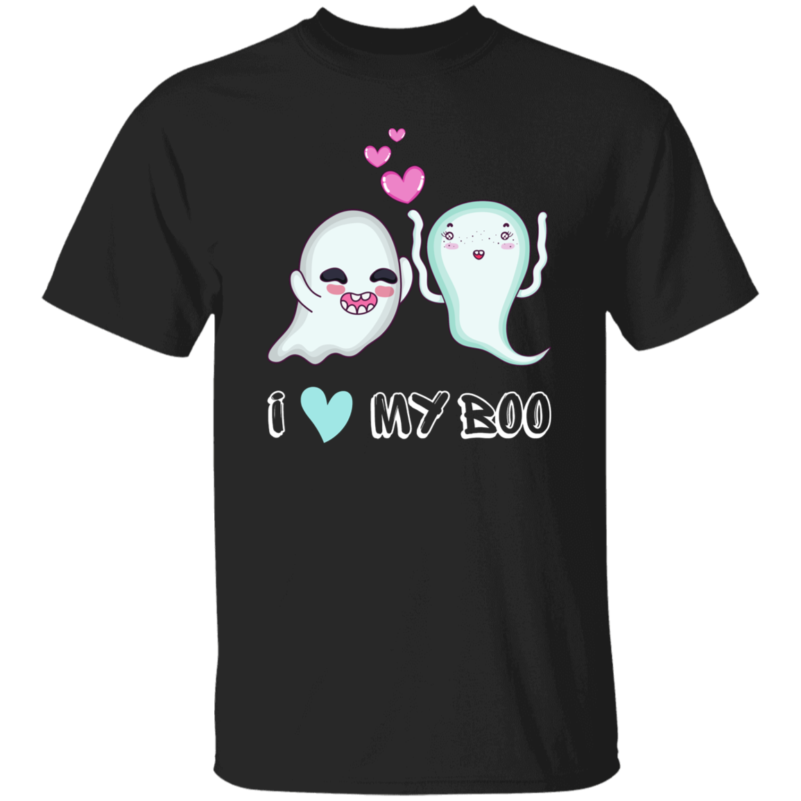 I Love My Boo Halloween Matching T-Shirt 1