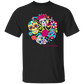 Faces Dia De Los Muertos (Day of The Dead) Halloween T-Shirt