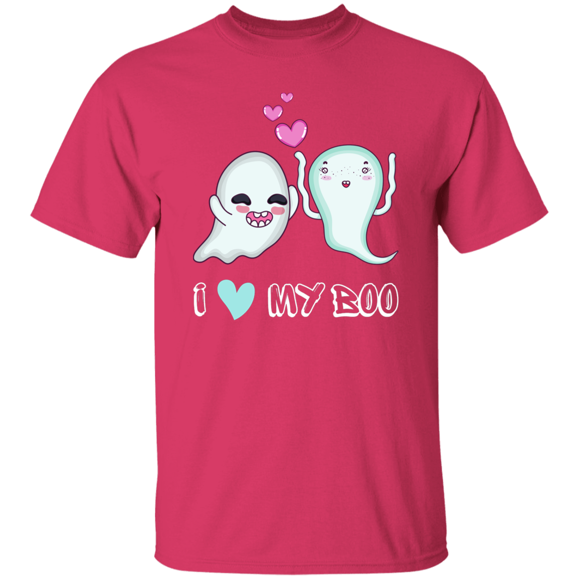 I Love My Boo Halloween Matching T-Shirt 1