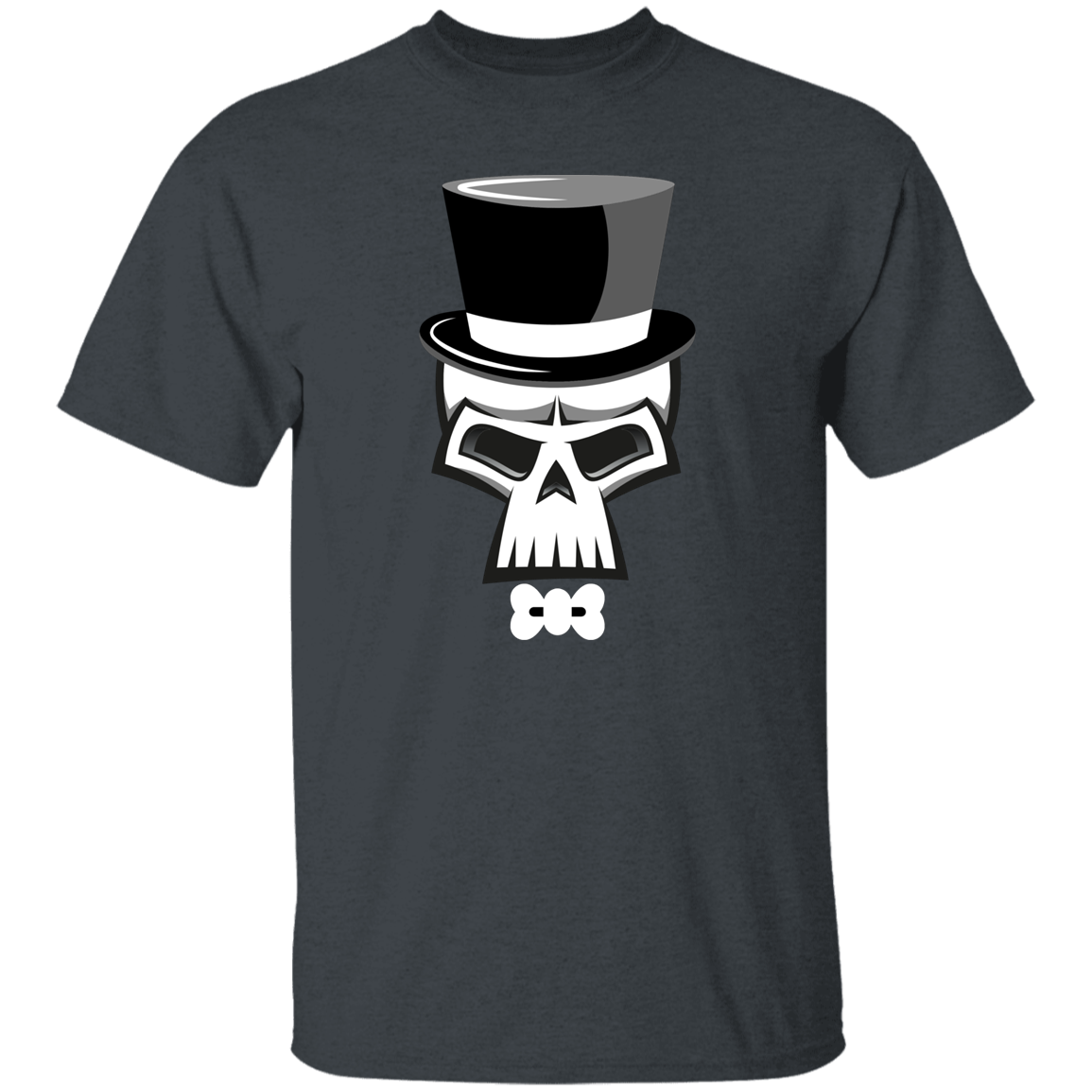 Skull Top Hat Halloween T-Shirt