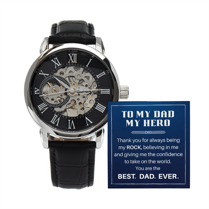 My Dad My Hero Men s Openworks Watch Viva Bliss Gifts