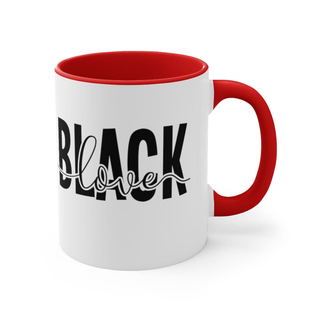 Black Love - Accent Coffee Mug, 11oz